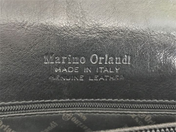 Marino Orlandi Vintage Black Leather Bag - CLEARANCE