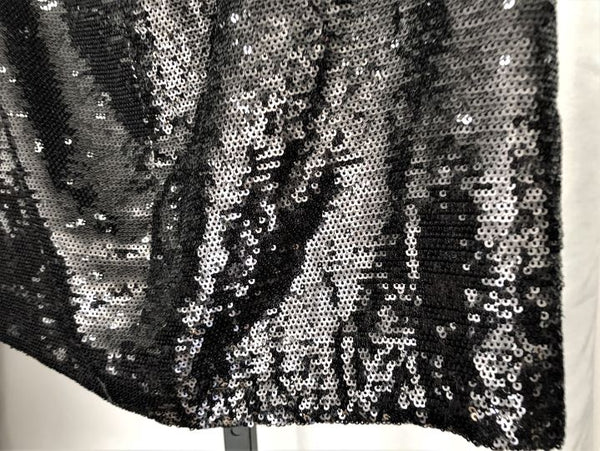 Armani Exchange Size 0 Black Sequinned Mini Skirt