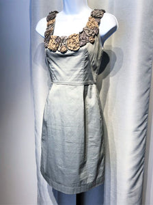 Yoana Baraschi Anthropologie Size 0 In the Wings Gray Dress