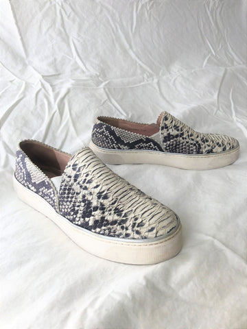 Stuart Weitzman Size 7.5 Nugget Snakeskin Sneakers