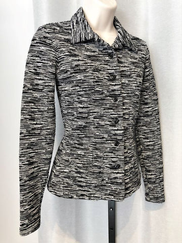 Betsey Johnson Small Petite Black and White Blazer - CLEARANCE