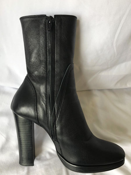 Studio Tomboy Size 6.5 Black Leather Boots - RARE!