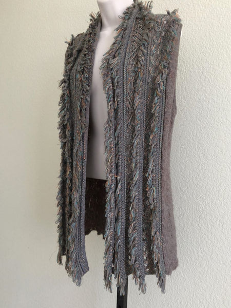 Cecilia Prado for Anthropologie SMALL Cardigan Vest - CLEARANCE