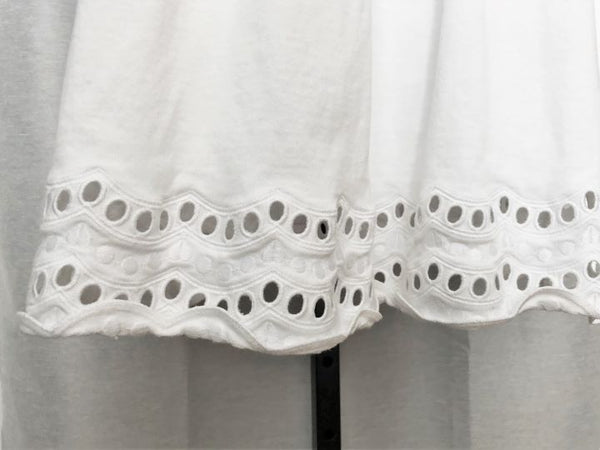 Kate Spade LARGE White Cotton Eyelet Dress