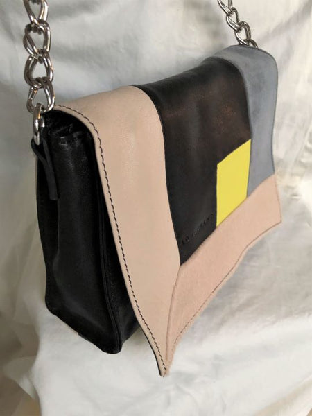 Longchamp Colorblock Art Walk Cross Body - RARE!