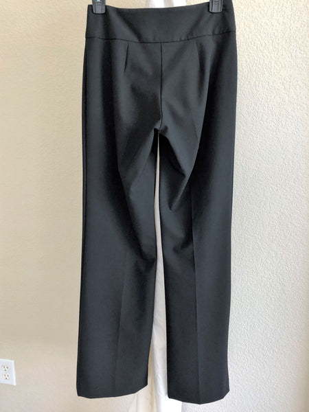 Trina Turk Size 0 Black Pants Bow Waist