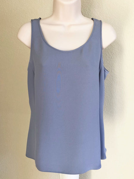 Armani Collezioni Size 6 Periwinkle Tank Top