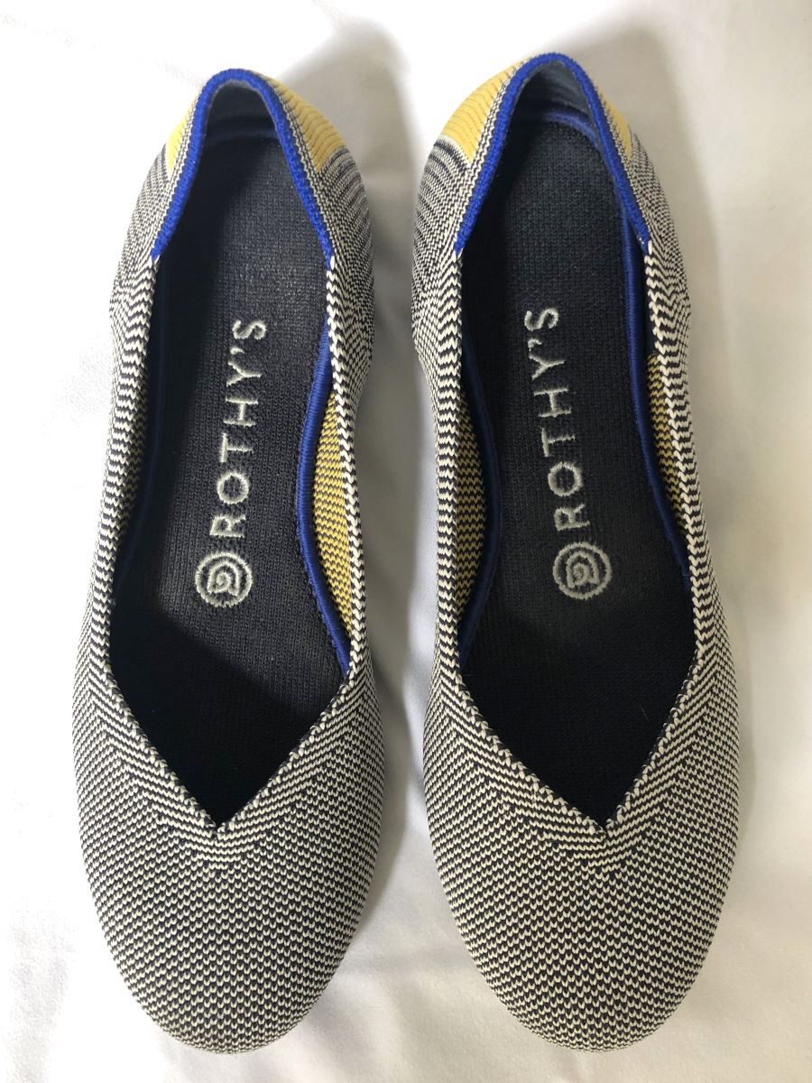 Rothy's Size 6.5 The Flat in Grey Birdseye