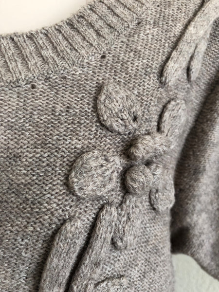 Sundance SMALL Beige Cropped Cardigan - CLEARANCE