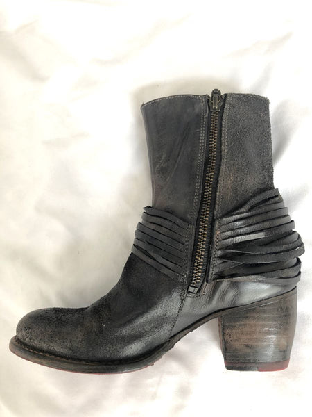 Bed Stu Rea Size 5.5 - 6 Brown Leather O-ring Bootie