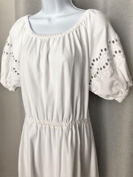 Kate Spade LARGE White Cotton Eyelet Dress