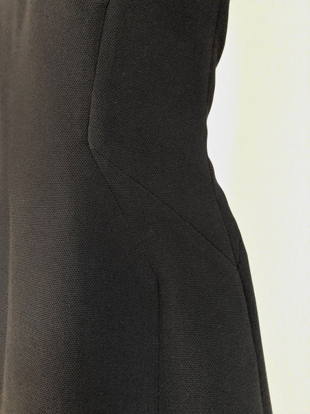 McGinn Anthropologie Size 6 Black Rhinestone Dress