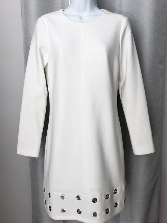 Shoshanna Size 4 Egerie White Dress with Grommets - CLEARANCE