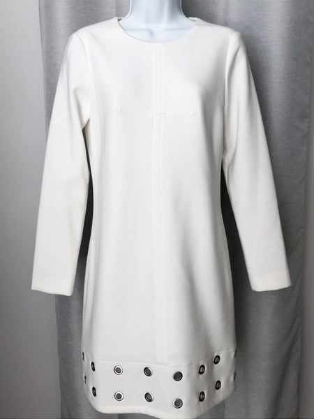 Shoshanna Size 4 Egerie White Dress with Grommets - CLEARANCE