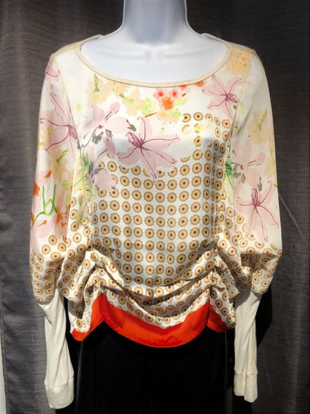 Tiny Anthropologie SMALL Silky Floral Top - CLEARANCE