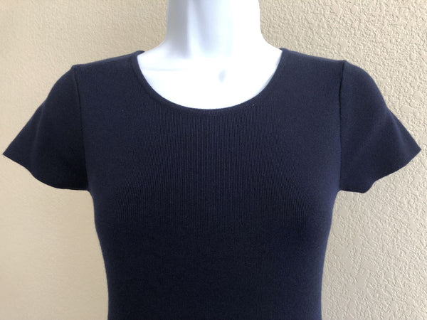 Milly Size XS Navy Knit Dress