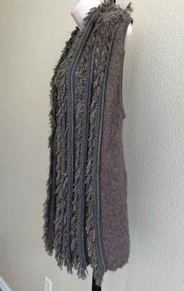 Cecilia Prado for Anthropologie SMALL Cardigan Vest - CLEARANCE