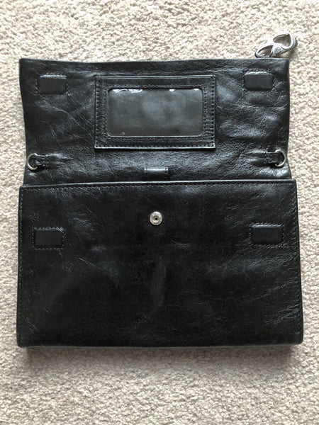 Brighton Black Leather Clutch Wallet - CLEARANCE
