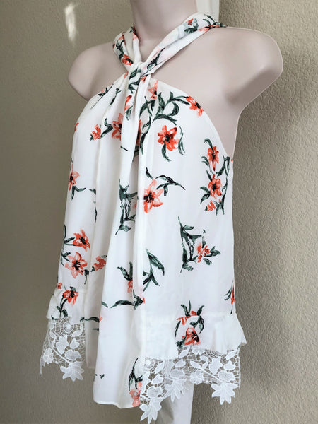Joie NEW SMALL Segalle Floral Halter Top