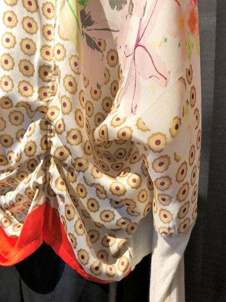 Tiny Anthropologie SMALL Silky Floral Top - CLEARANCE