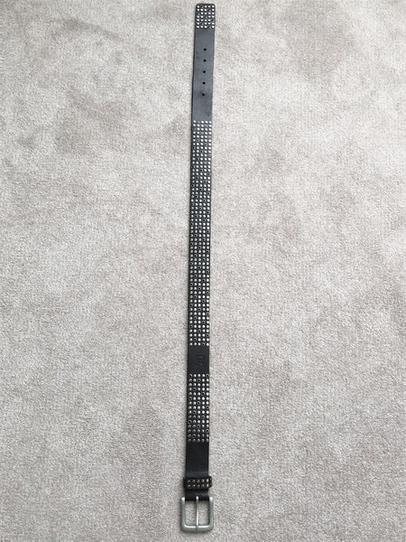 Joe's Jeans XS Black Leather Studded Belt - CLEARANCE