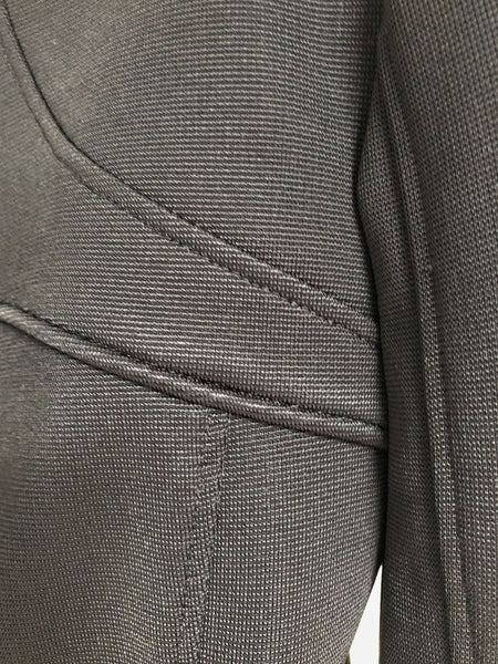 Helmut Lang MEDIUM Black Zip Front Blazer