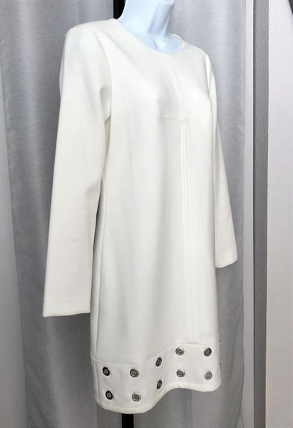 Shoshanna Size 4 Egerie White Dress with Grommets - CLEARANCE
