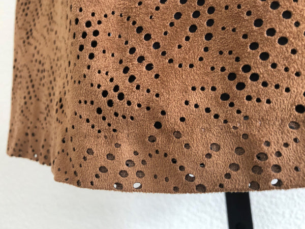 Phoebe Couture Size 2 Black and Rust Dress
