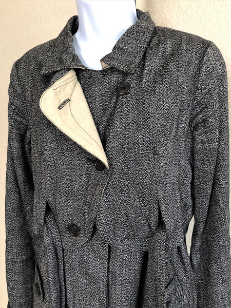 Nicholas Kirkwood SMALL Vintage Tweed Trench Coat - $1,200 RETAIL