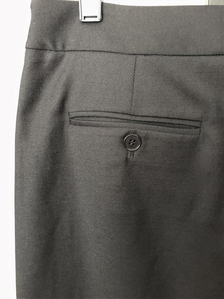 Theory NEW Size 2 Black Wool Pencil Skirt