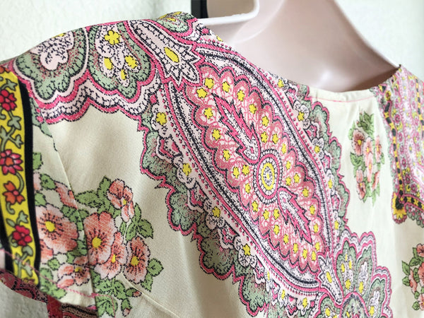 Plenty by Tracy Reese Size 12 Silk Floral Top