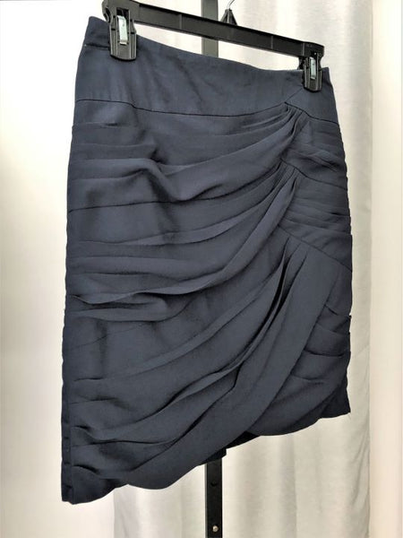 Anthropologie Size 2 Navy Layers Mini Skirt