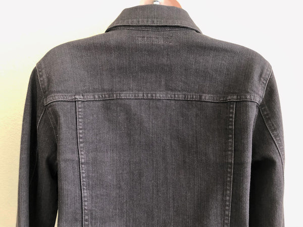 Theory MEDIUM Brown Denim Jacket