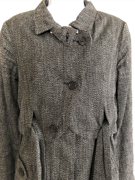 Nicholas Kirkwood SMALL Vintage Tweed Trench Coat - $1,200 RETAIL