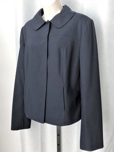 Magaschoni Collection Navy Wool Blazer