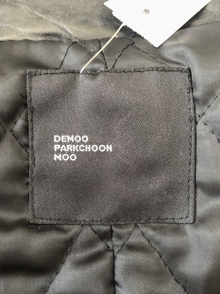 Demoo Parkchoonmoo MEDIUM Black Leather Coat - RARE - $1,300 RETAIL