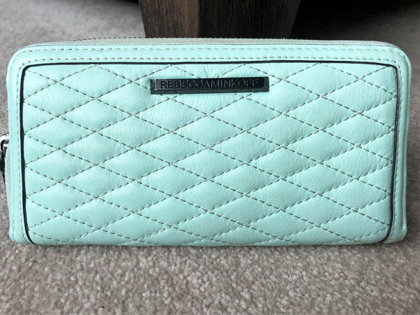 Rebecca Minkoff Seafoam Green Ava Wallet