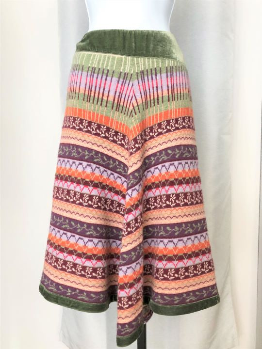 ETRO Authentic SMALL Knit Boho Print Skirt