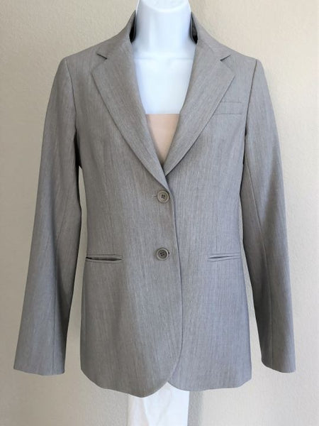 Theory Size 4 Rory Gray Wool Blazer