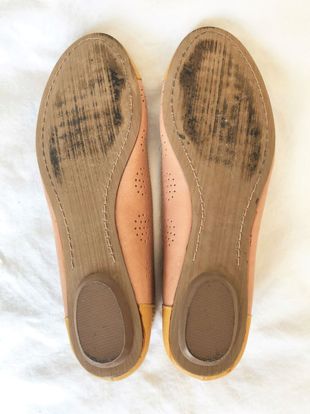 Pilcro for Anthropologie Size 6 Beige Flats