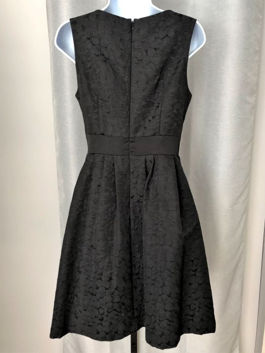 Max and Cleo Sz 4 Black Fit & Flare Sleeveless Dress Black / 4