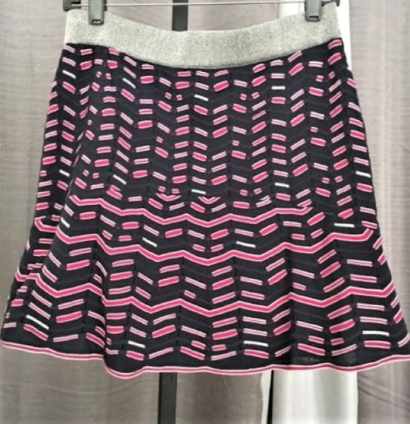 MISSONI Authentic NEW Size Large Navy and Magenta Skirt