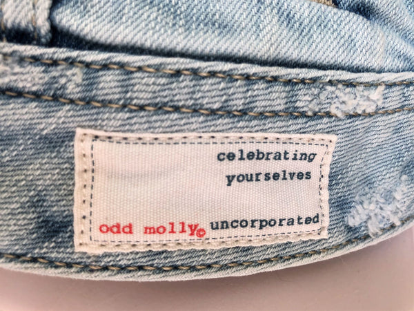 Odd Molly Size XS Embroidered Dream Trip Jean Jacket