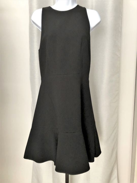 Theory NEW Size 10 Felicitina Black Fit and Flare Dress FABULUX Theory NEW Size 10 Felicitina Black Fit and Flare Dress FABULUX