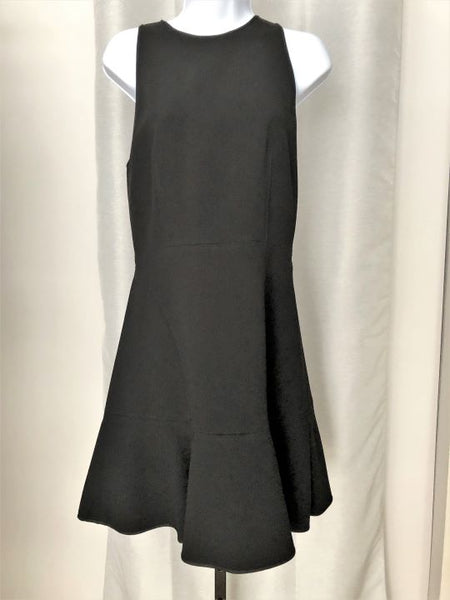 Theory NEW Size 10 Felicitina Black Fit and Flare Dress