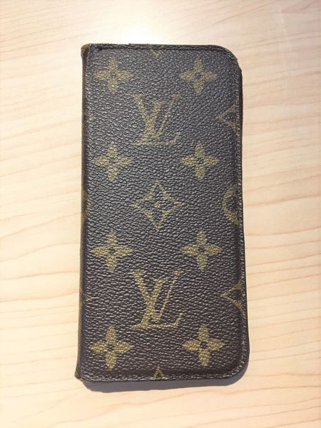 Louis Vuitton Authentic Folio iPhone 10 Case