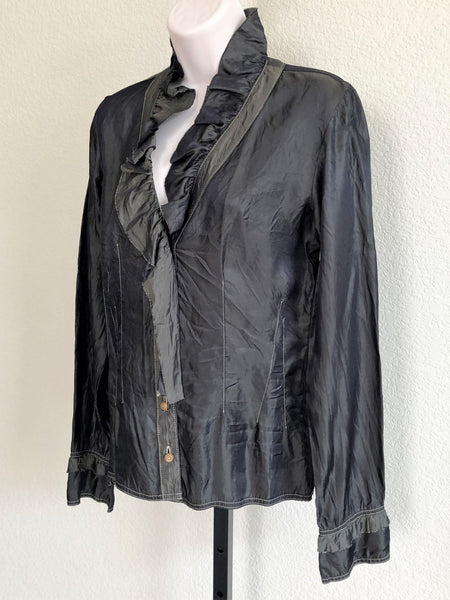 Neesh by D.A.R. Anthropologie SMALL Olive Top - CLEARANCE