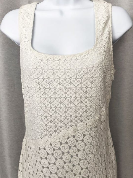 Yoana Baraschi Size 6 White Lace Dress - CLEARANCE