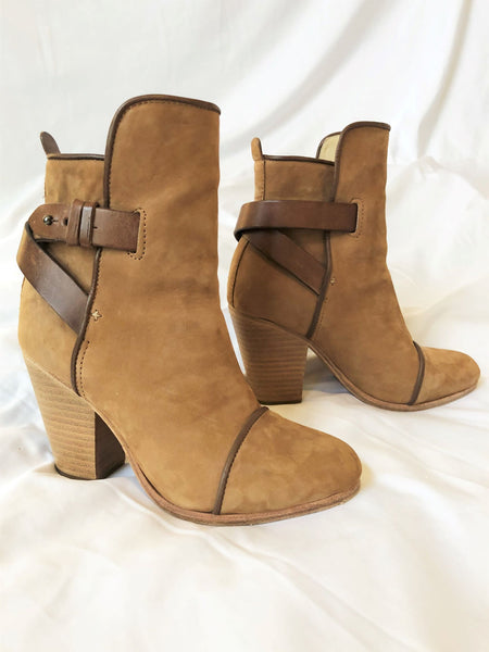 Rag & Bone Size 5 Kinsey Tan Suede Boots