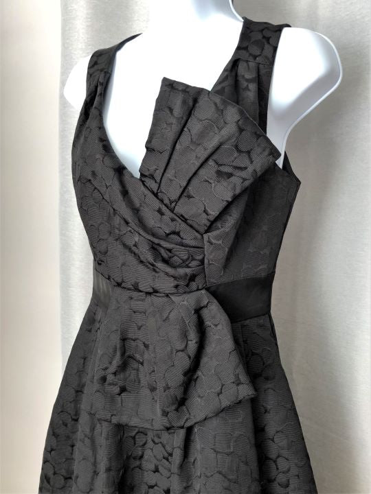 Max and Cleo Sz 4 Black Fit & Flare Sleeveless Dress Black / 4 Max and Cleo Sz 4 Black Fit & Flare Sleeveless Dress Black / 4